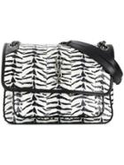 Saint Laurent Tiger Print Medium Niki Chain Bag - Black