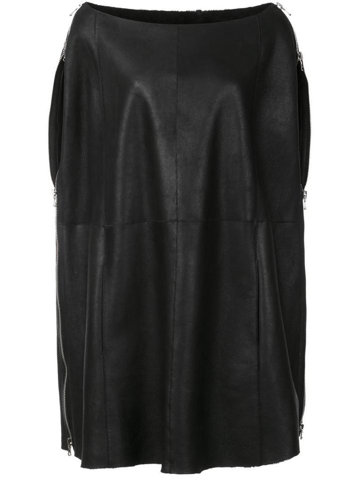 Kaufmanfranco Shearling Cape, Women's, Size: Medium, Black, Sheep Skin/shearling