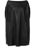 Kaufmanfranco Shearling Cape, Women's, Size: Medium, Black, Sheep Skin/shearling