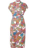 Ports 1961 Paisley Midi Dress - Pink