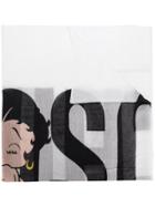 Moschino Betty Boop Logo Print Scarf - Multicolour