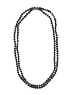 Tateossian Mesh Bead Necklace - Black