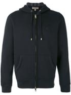Burberry - Zipped Hoodie - Men - Cotton/polyester - M, Black, Cotton/polyester