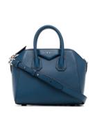 Givenchy Giv Antigona Mini Lthr Tote - Blue