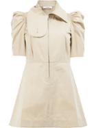 Céline Deconstructed Flared Shirt, Women's, Size: 34, Nude/neutrals, Cotton