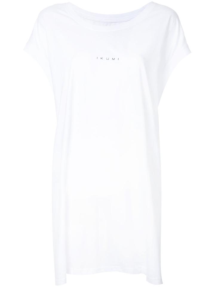 Ikumi Oversized T-shirt, Women's, Size: Large, White, Cotton