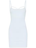 Jacquemus Sleeveless Bodycon Mini Dress - Blue