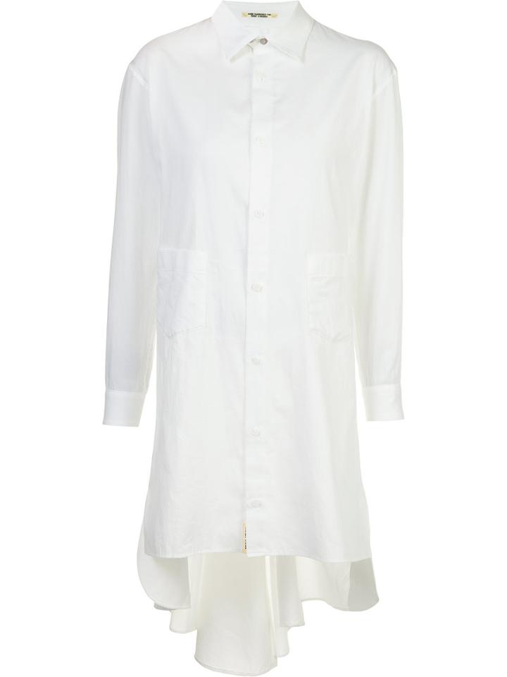 Yohji Yamamoto Shirt Dress, Women's, Size: 2, White, Cotton