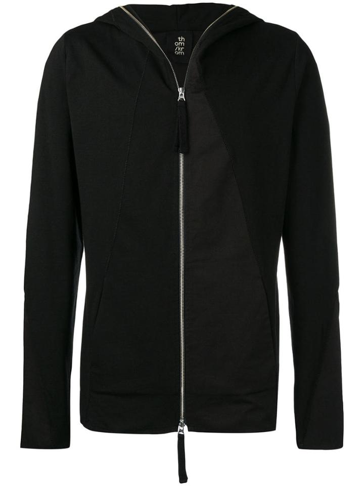 Thom Krom Hooded Zip-up Jacket - Black