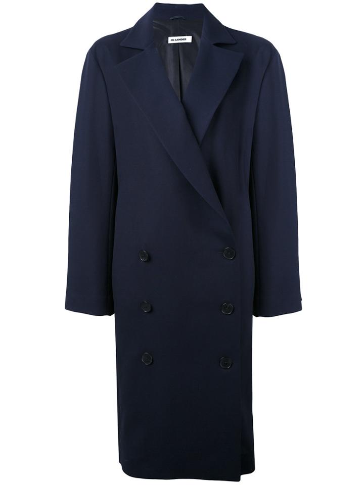 Jil Sander Capo Verde Coat - Blue
