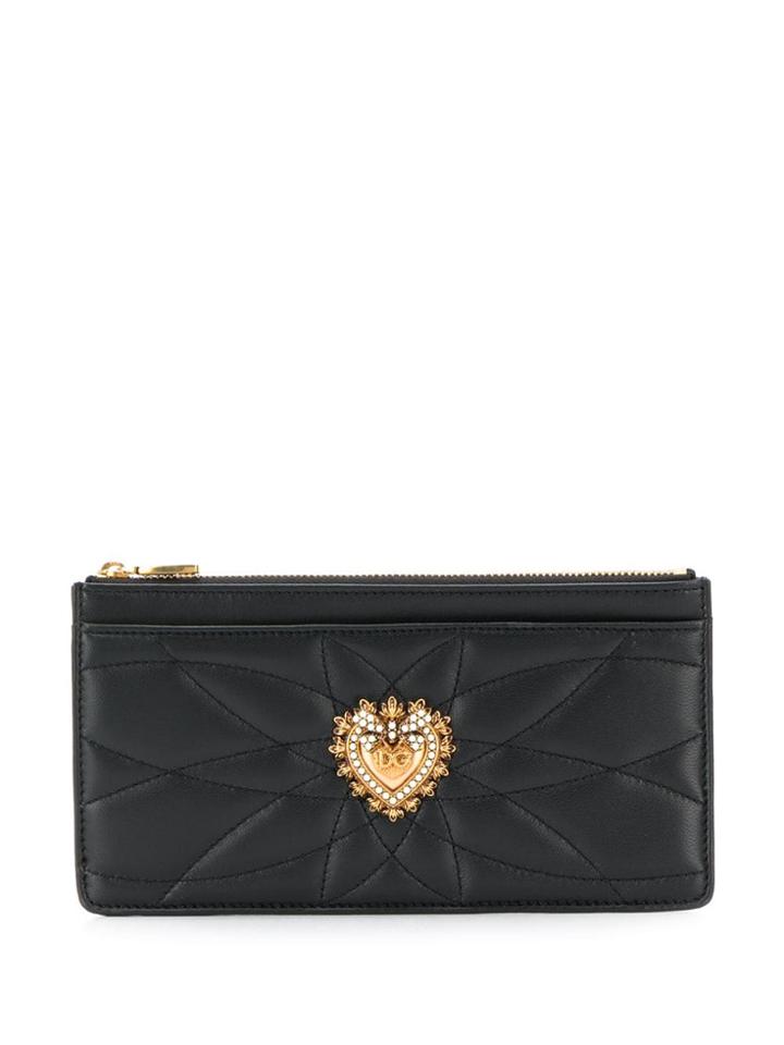 Dolce & Gabbana Zipped Devotion Wallet - Black
