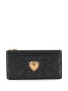 Dolce & Gabbana Zipped Devotion Wallet - Black