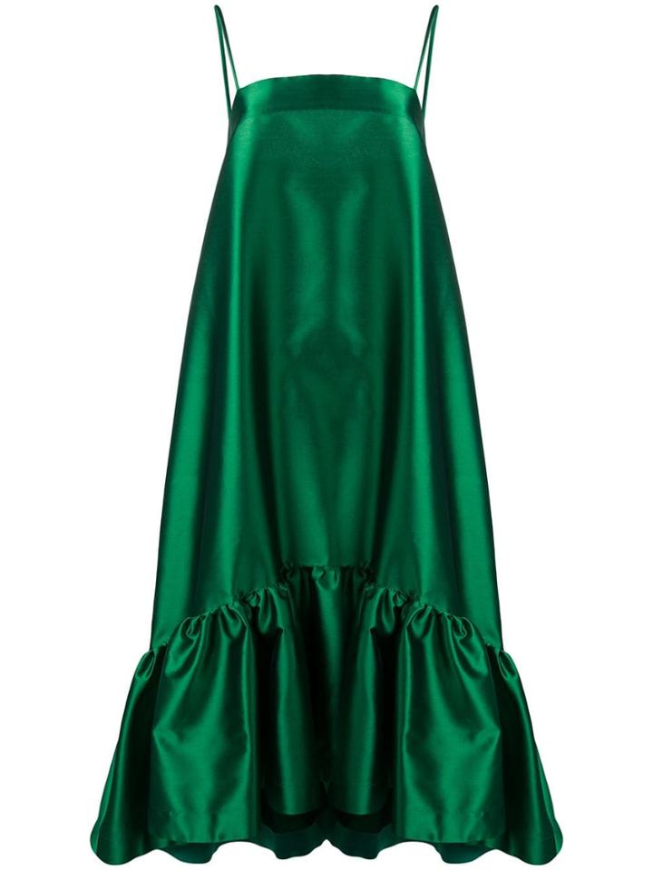 Gianluca Capannolo Oversized Shift Dress - Green