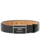 Dsquared2 Logo Buckled Belt - Black