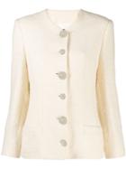 Versace Pre-owned 1980's Fitted Jacket - White