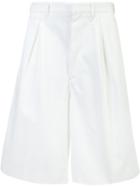 Off-white Bermuda Shorts, Size: Medium, White, Cotton