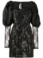 Rotate Sequin-embellished Mini Dress - Black