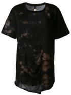 Raquel Allegra - Tie Dye T-shirt - Women - Cotton/polyester - 2, Black, Cotton/polyester