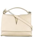 Jil Sander Cut-off Detail Tote, Women's, Nude/neutrals, Calf Leather