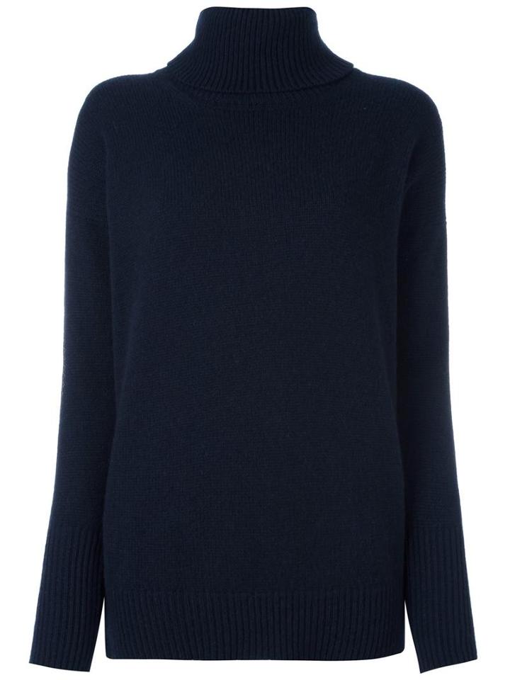 Giada Benincasa Embellished Elbow Patch Jumper, Women's, Size: Small, Blue, Cashmere
