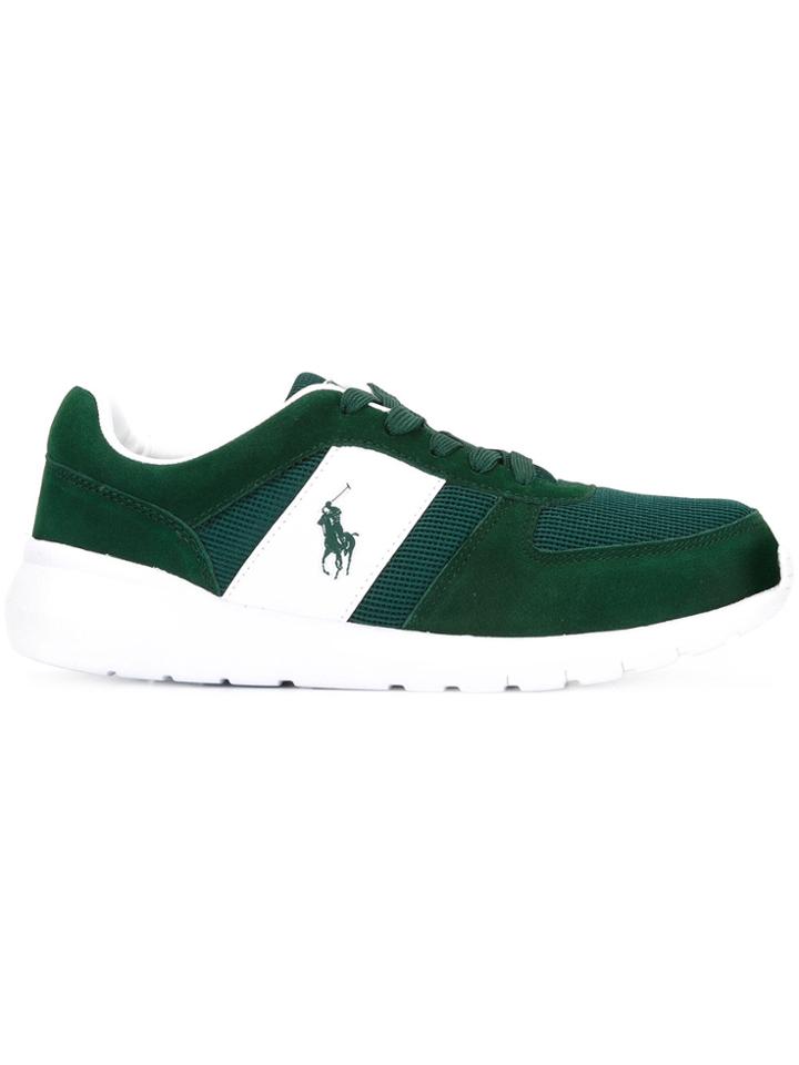 Polo Ralph Lauren Logo Embroidered Sneakers - Green