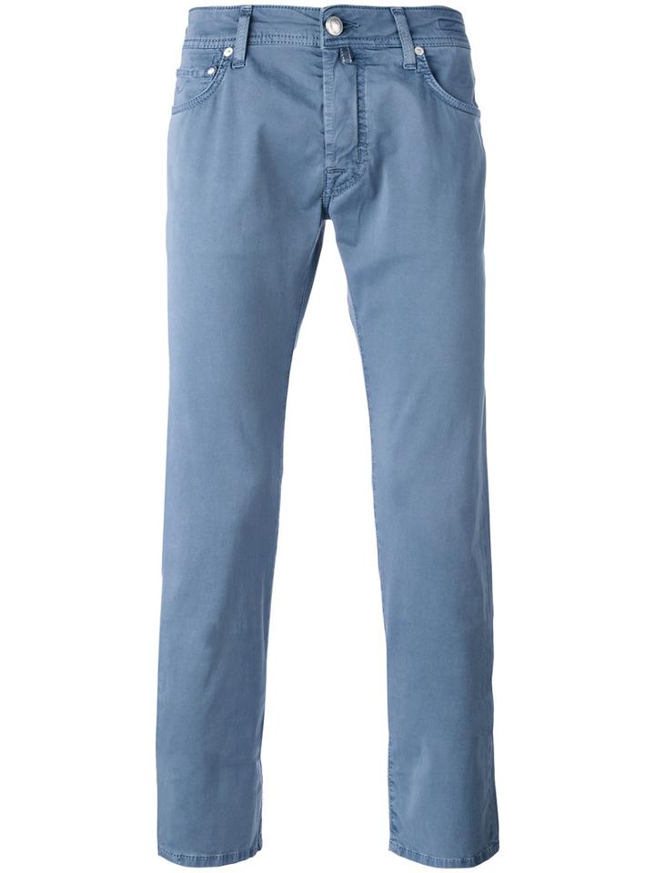 Slim-fit Jeans - Men - Cotton/spandex/elastane - 35, Blue, Cotton/spandex/elastane, Jacob Cohen