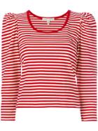 Marc Jacobs - Striped Top - Women - Cotton - S, Red, Cotton