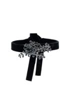 Dsquared2 Flower Crystal-embellished Choker - Black