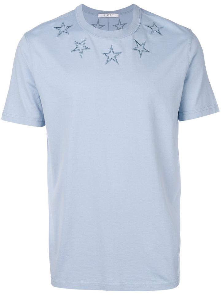 Givenchy Star Detail T-shirt - Blue