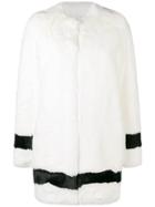 La Seine & Moi Petra Faux-fur Coat - White