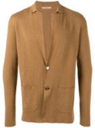 Nuur Classic Blazer, Men's, Size: 48, Brown, Cotton/linen/flax