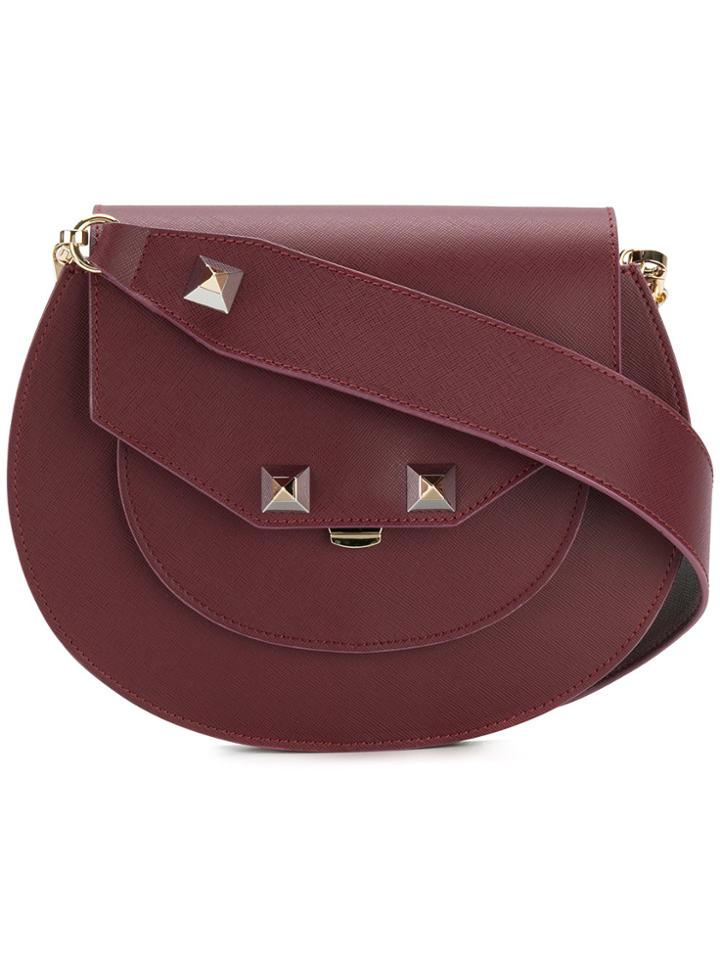 Salar Hobo Shoulder Bag - Red
