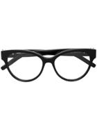 Saint Laurent Eyewear Cat Eye Framed Glasses - Black