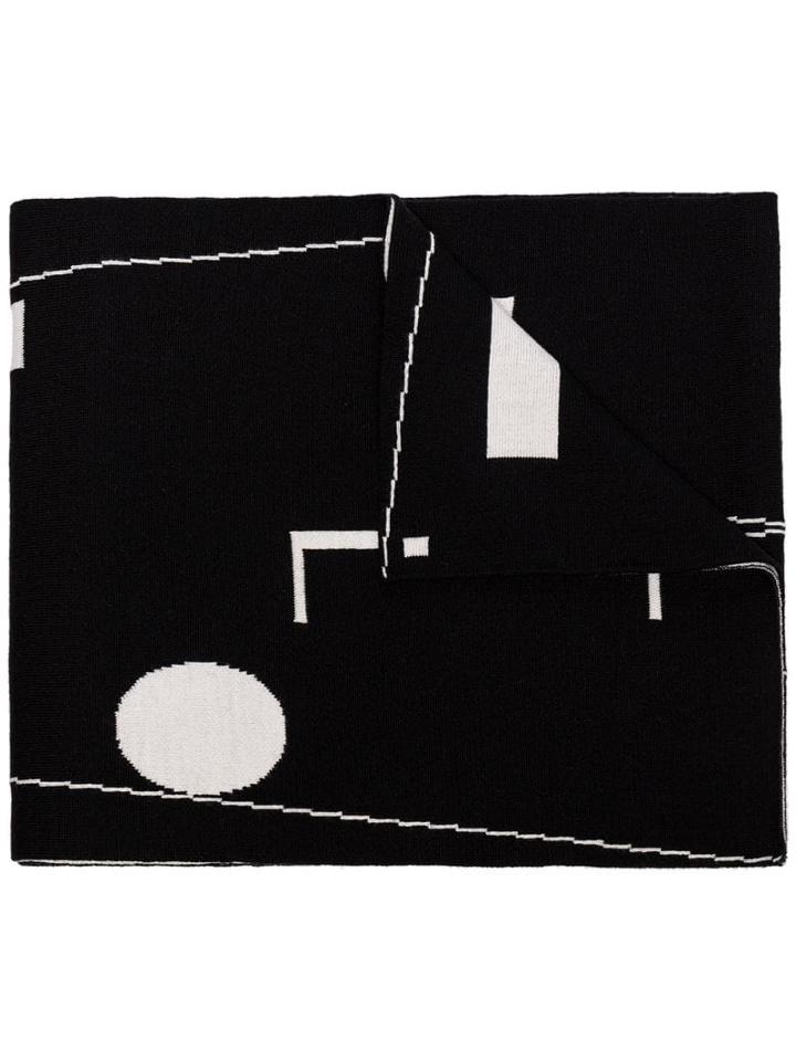A-cold-wall* Modern Logo Scarf - Black