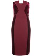 Black Halo Strapless Dress - Red