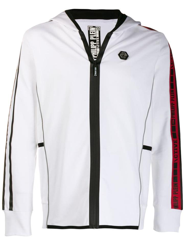 Philipp Plein Hooded Jacket - White