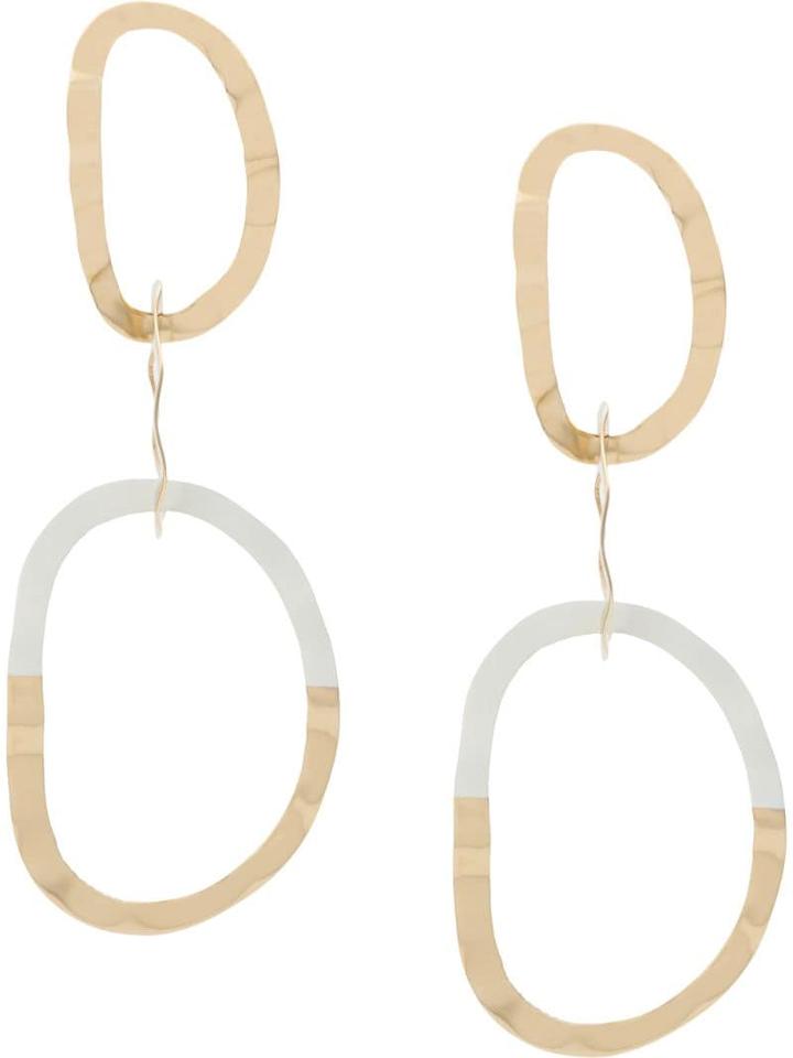 Isabel Marant Triple Hoop Drop Earrings - Gold