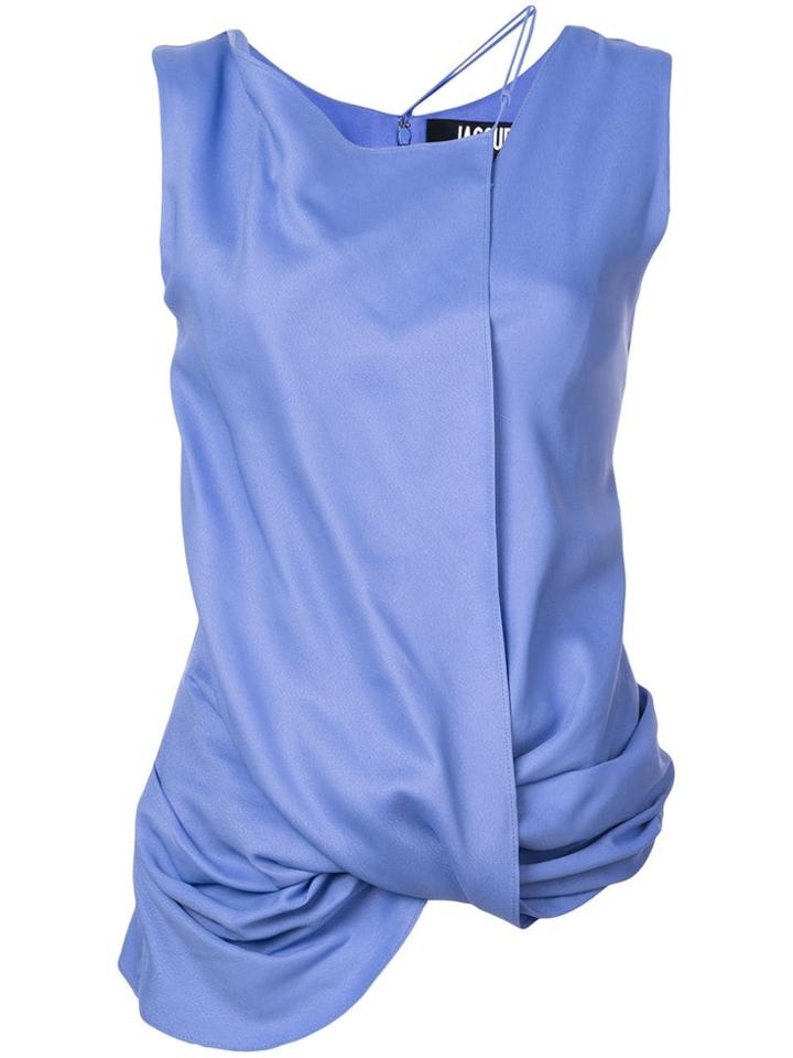 Jacquemus Dhubia Draped Top - Purple