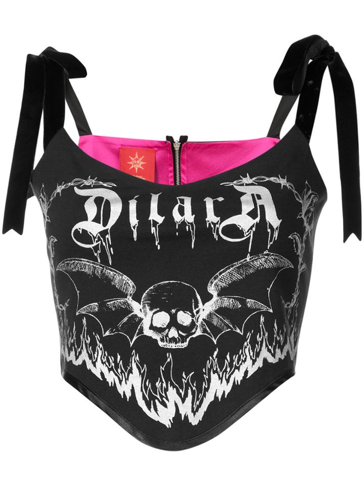 Dilara Findikoglu Punk Victorian Corset Top - Black
