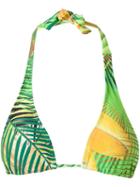 Lygia & Nanny Triangle Bikini Top, Women's, Size: 40, Yellow, Polyamide/spandex/elastane