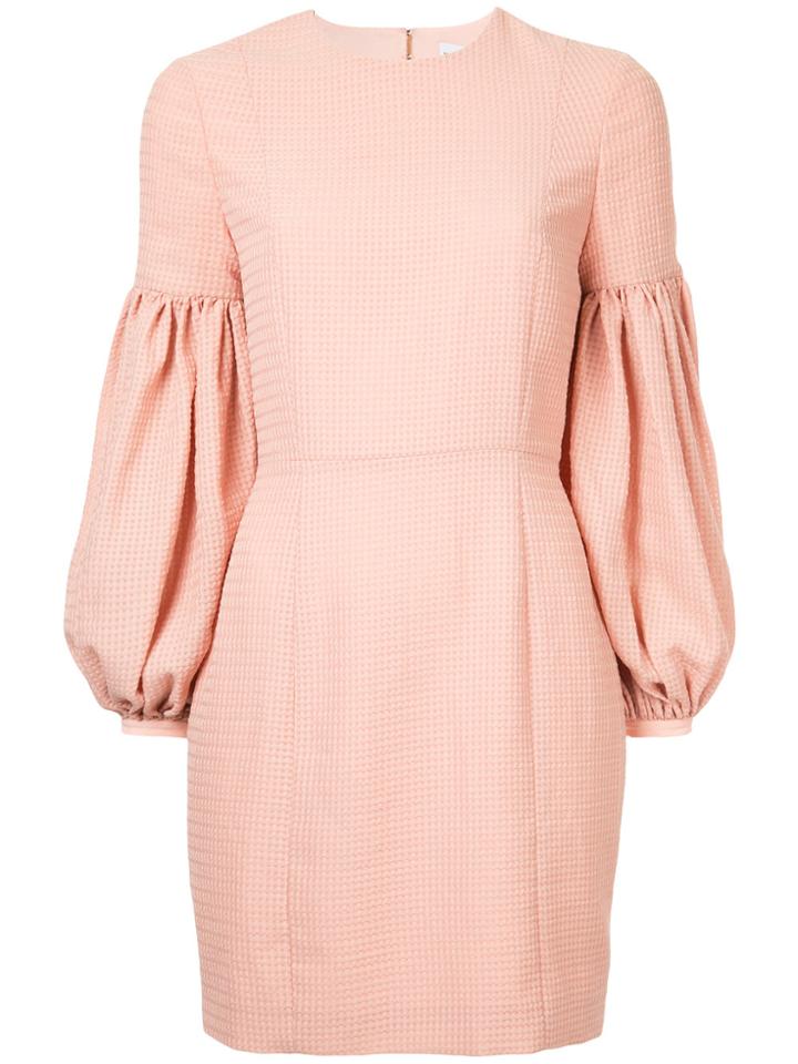 Rebecca Vallance Ambrosia Gather Sleeve Mini Dress - Pink & Purple