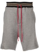 Amiri Stripe Detail Shorts - Grey