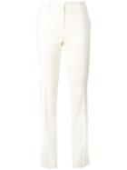 Etro Straight Trousers, Size: 44, White, Cotton/polyamide/spandex/elastane
