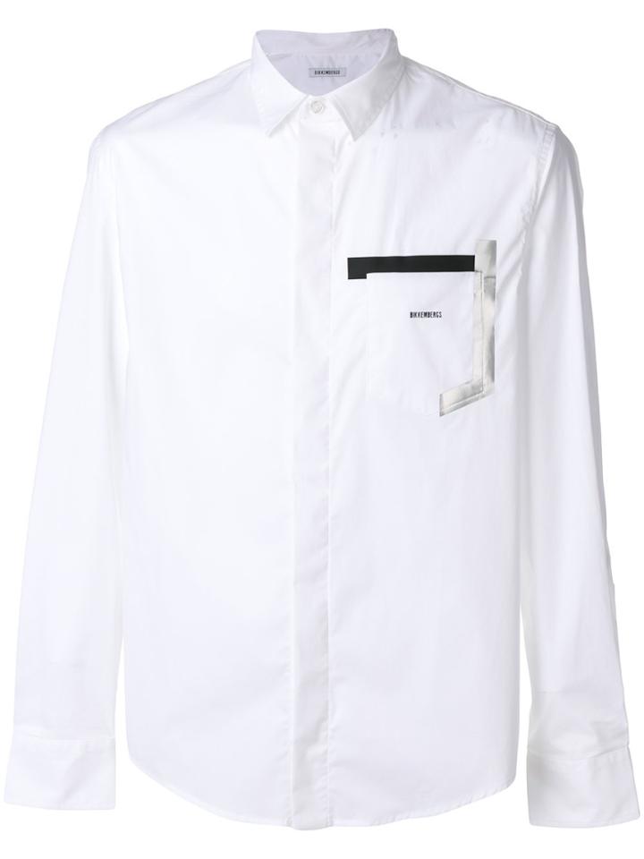 Dirk Bikkembergs Contrast Pocket Shirt - White