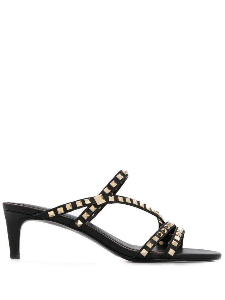 Ash Kate Studded Sandals - Black