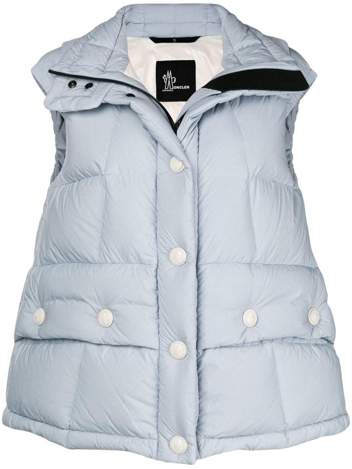 Moncler Grenoble Padded Gilet - Blue