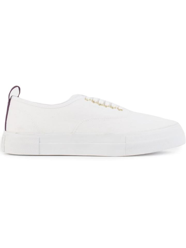 Eytys Mother Canvas Sneakers, Men's, Size: 43, White, Rubber/canvas/cork