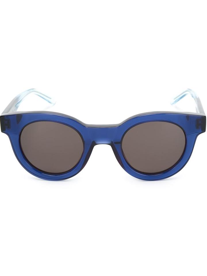 Sun Buddies Type 02 Sunglasses, Adult Unisex, Blue, Acetate
