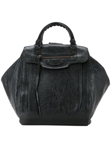Balenciaga Vintage Classic Zip Traveler Bag - Black
