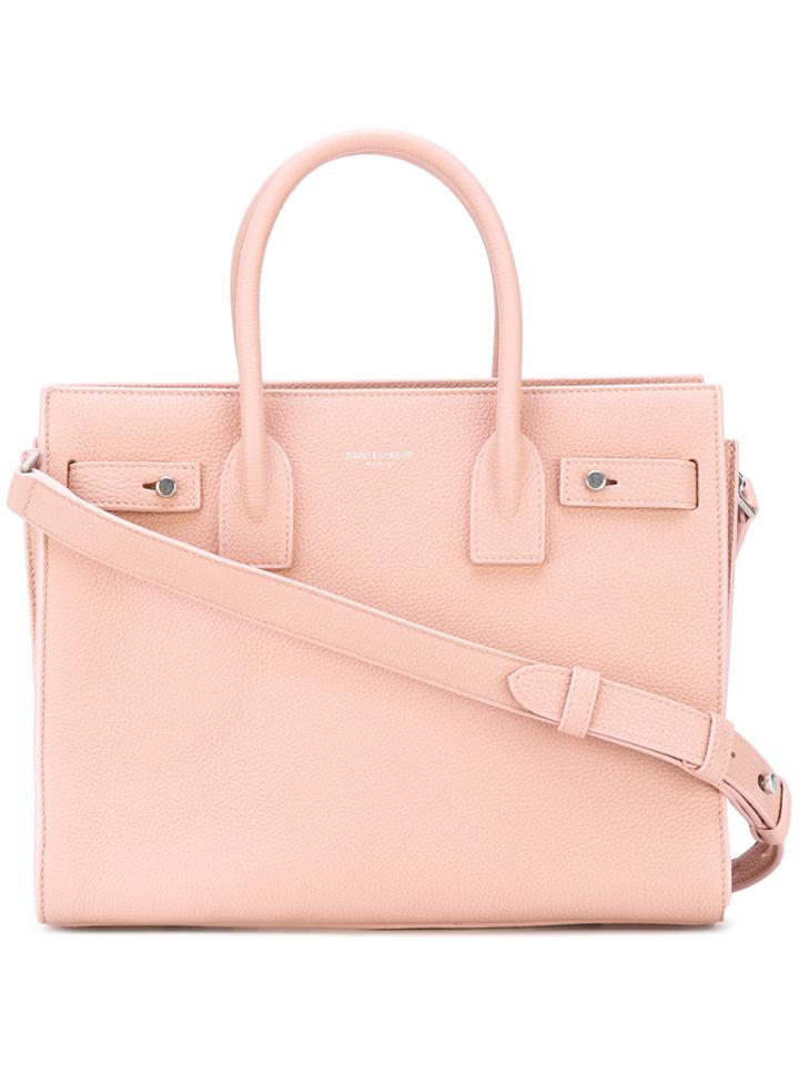 Saint Laurent Sac Du Jour Tote - Pink & Purple